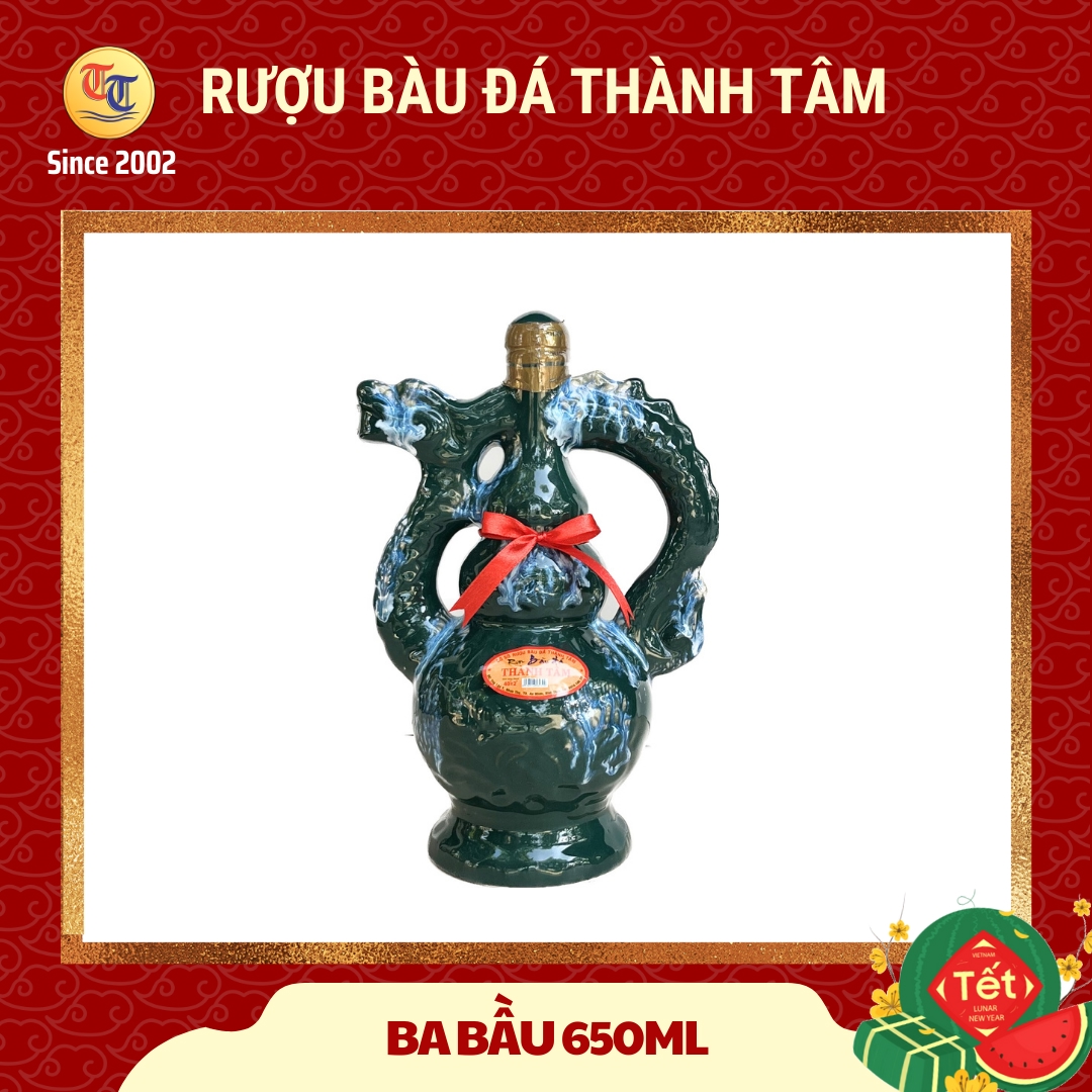 Ruou bau da Ba bau - Xanh reu