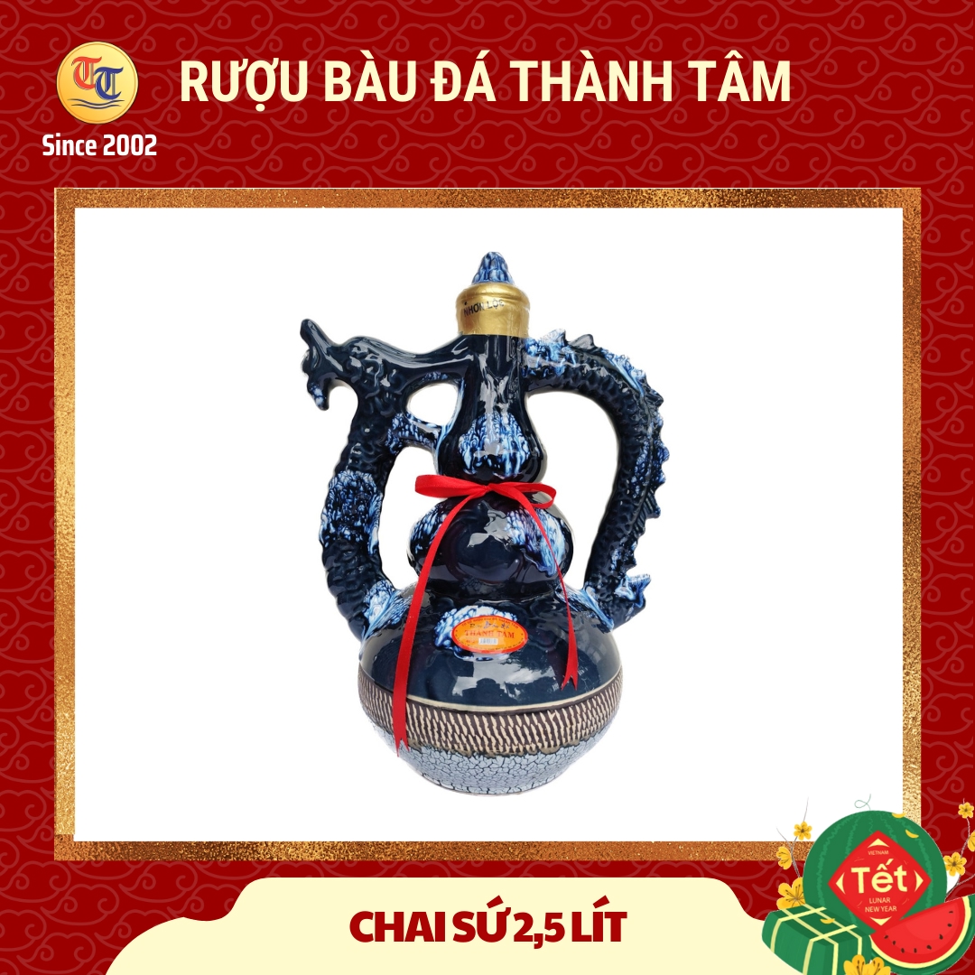 Ruou bau da Chai su 2,5l - Xanh nhot