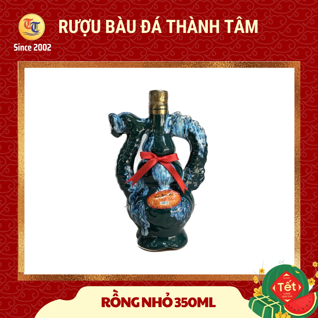 Ruou bau da Rong nho 350ml - xanh reu