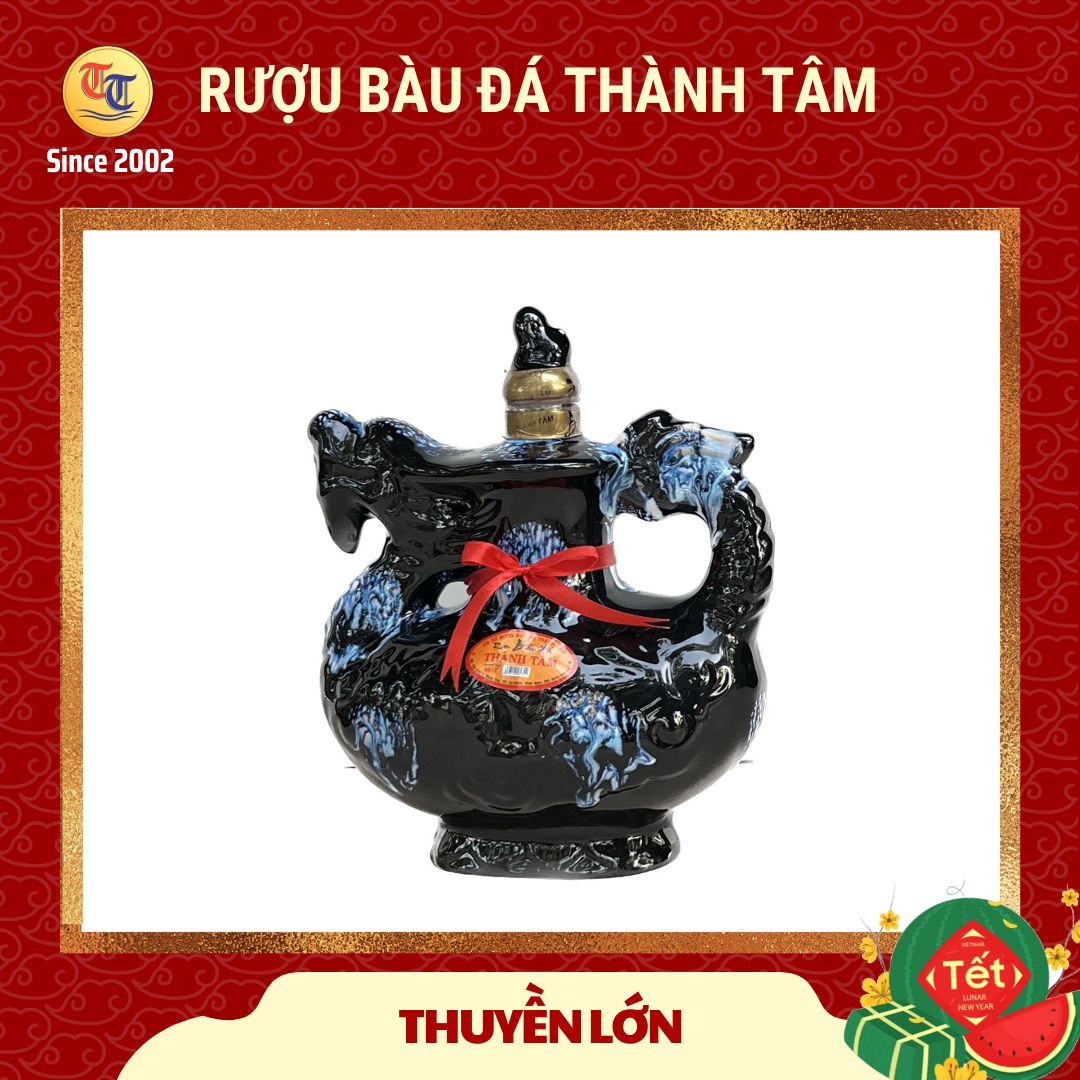 Ruou bau da Thuyen lon - Den
